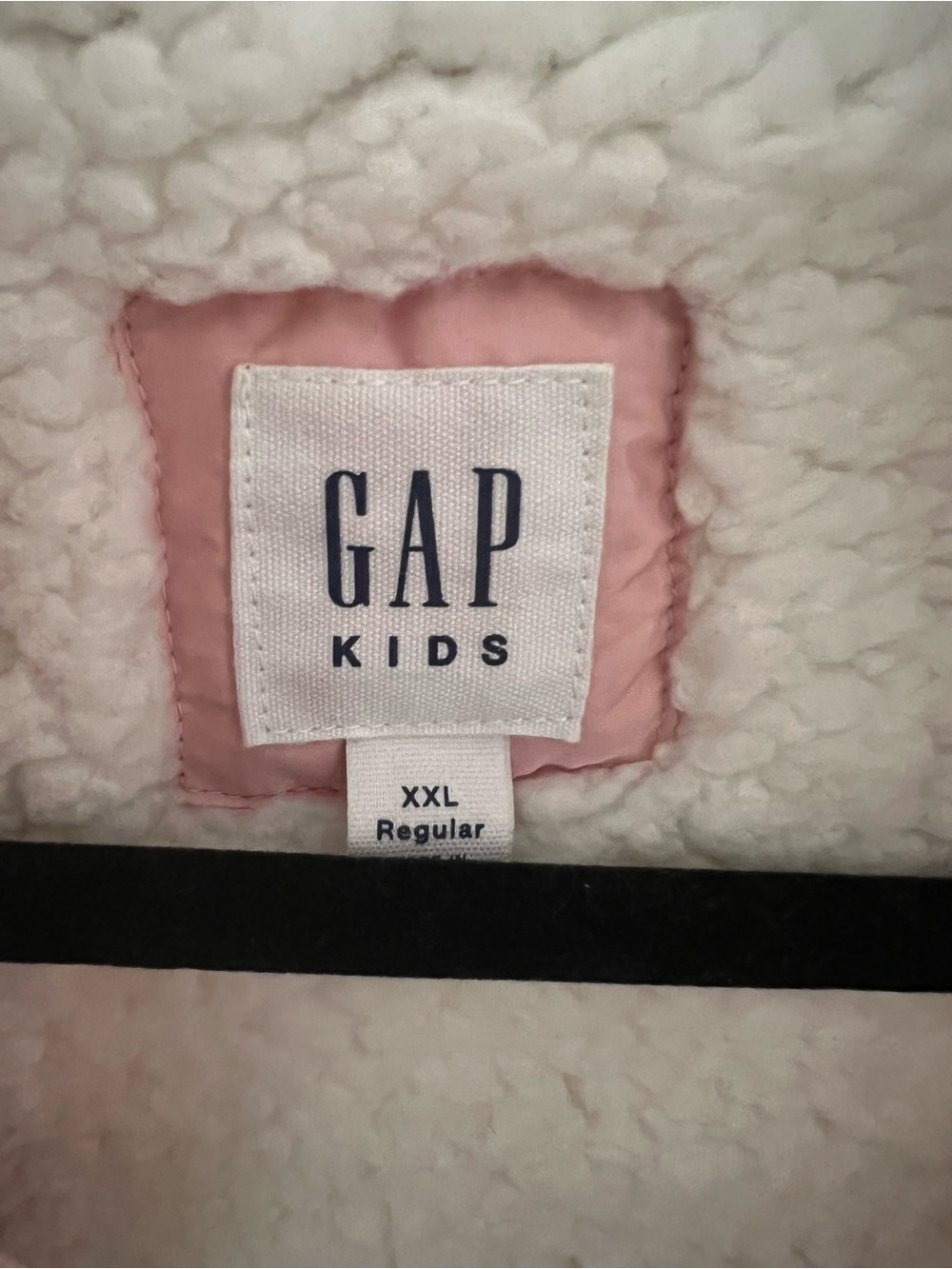 GAP Kids Pink Vest with White Sherpa Lining - Picture 3 of 3